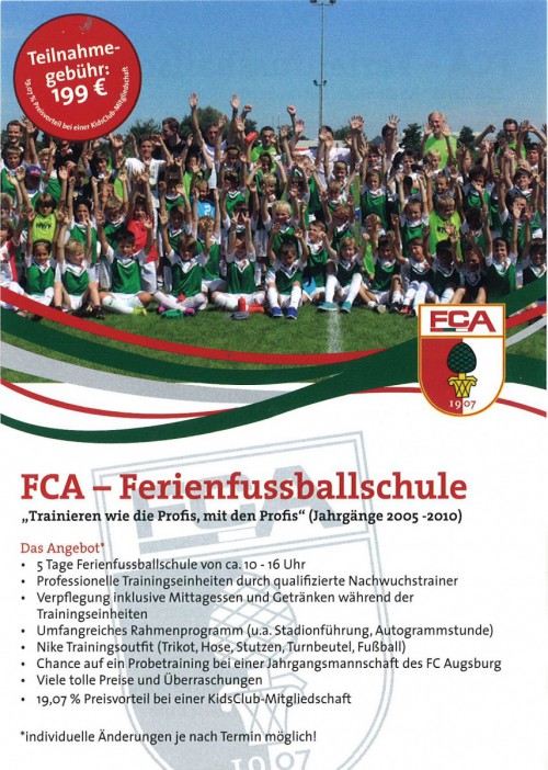 FCA-Fussballferienschule